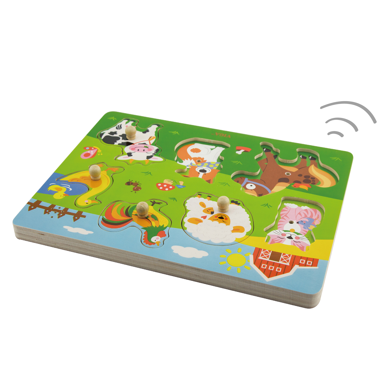 Hape farmyard best sale sound puzzle